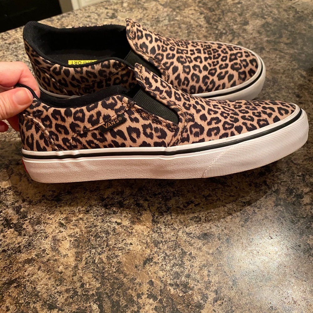 Women’s leopard print vans